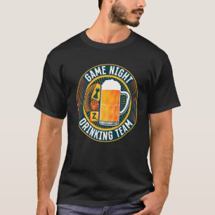 Spel Nacht Drink Team Familie Spel Nacht T-shirt