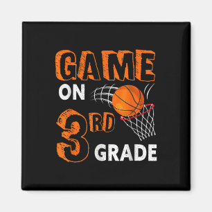 Spel op 3e klas basketbal terug naar school plezie magneet