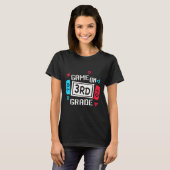 Spel op 3e klas Cool Kinder Team Derde Terug naar  T-shirt (Voorkant volledig)