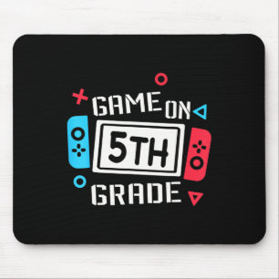 Spel op 5e klas leuk team vijfde terug naar school muismat