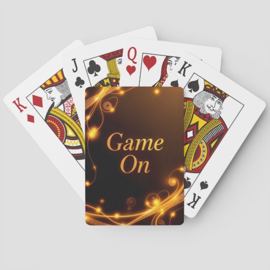 Spel op Abstract Pokerkaarten (Achterkant)