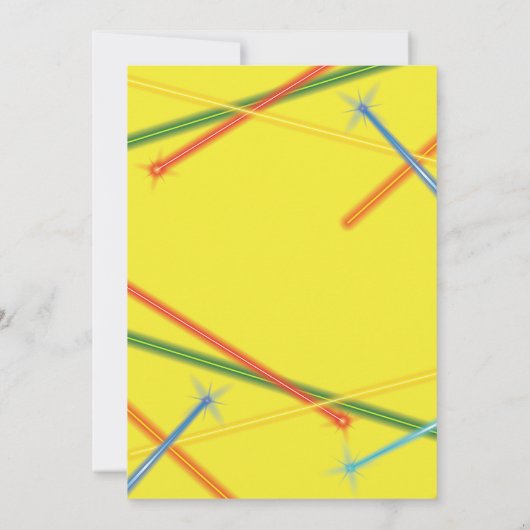 Spel op Arcade Pizza Party uitnodiging (Achterkant)