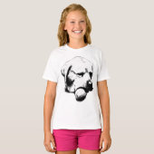 Spel op, bal veilig t-shirt (Voorkant volledig)