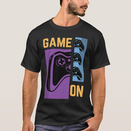 Spel op consolecontrolemechanisme De 80gamer T-shirt (Voorkant)