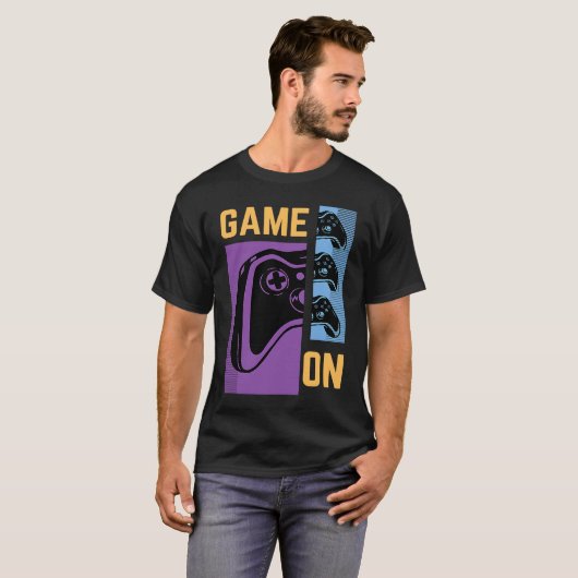 Spel op consolecontrolemechanisme De 80gamer T-shirt (Voorkant volledig)