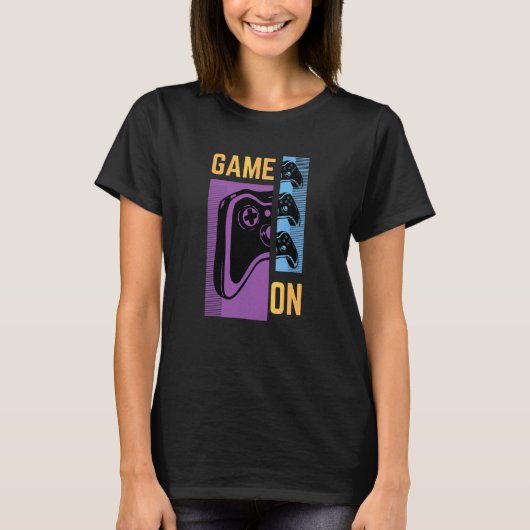Spel op consolecontrolemechanisme De 80gamer T-shirt (Voorkant)