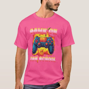 Spel op de middelbare school Funny Gamer Terug naa T-shirt