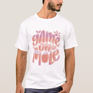 spel op de mol, cadeau van de familie Funny T-shirt