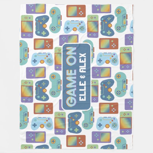 Spel op fleece deken (Voorkant)