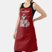 Spel op Football speler rood Schort (Insitu)