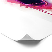 Spel op gezicht! Controller Art Poster (Hoek)