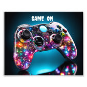 Spel op levendige afstandsbediening foto afdruk (Voorkant)