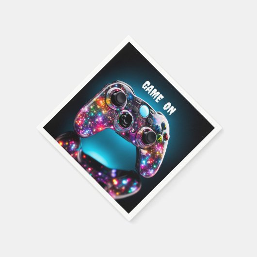 Spel op levendige afstandsbediening servet (Hoek)