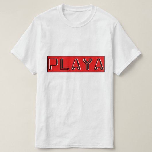Spel op Playa T-shirt (Design voorkant)