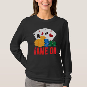 Spel op poker Dealer Casino Dealer Mannen Vrouwen T-shirt
