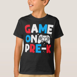 Spel op Pre-K Grade Grappige Verjaardag Jongen Coo T-shirt