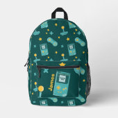 Spel op Retro  Videospelpatroon Bedrukte Rugzak (Voorkant)