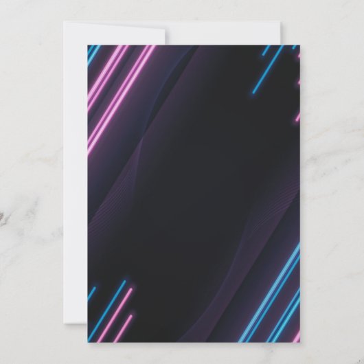 Spel op Truck Verjaardagsfeest Kaart (Achterkant)