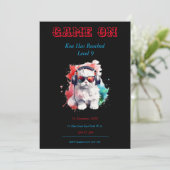 Spel op Verjaardag Uitnodiging Volgende Niveau, Sp (Staand voorkant)