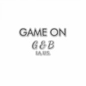 Spel op voeg paar naam bruiloft partij plaats g sticker (Voorkant)