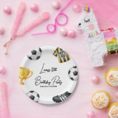 Spel op Voetbal Sport Football Verjaardagsfeest Papieren Bordje (Feest)