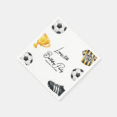 Spel op Voetbal Sport Football Verjaardagsfeest Servet (Hoek)