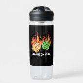 Spel op vuur waterfles (Voorkant)