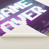 Spel over conceptillustratie met glitch effect. sherpa deken (3/4)