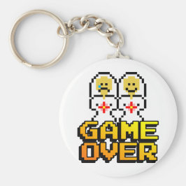 Spel over huwelijk (lesbisch, 8-bits) sleutelhanger