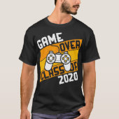 Spel over klasse van 2020 Videospellen Afstuderen  T-shirt (Voorkant)