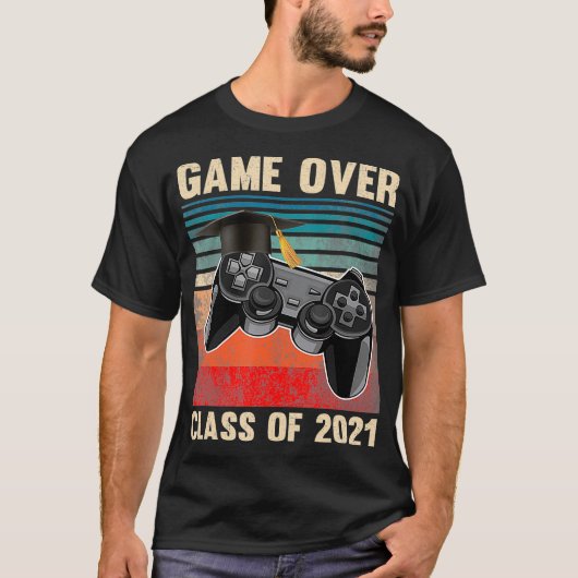 Spel over klasse van 2021 Video Games Afstuderen G T-shirt (Voorkant)
