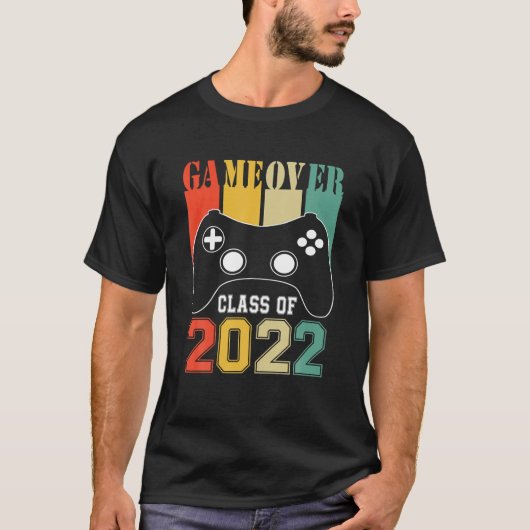 Spel over klasse van de 2022 videogames Funny Grad T-shirt (Voorkant)