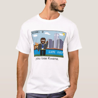 Spel over Kwame (één kant) T-shirt