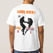 Spel over Nederland 1 Spanje 0 Funny Satire T-shirt (Achterkant)