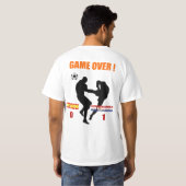 Spel over Nederland 1 Spanje 0 Funny Satire T-shirt (Achterkant volledig)