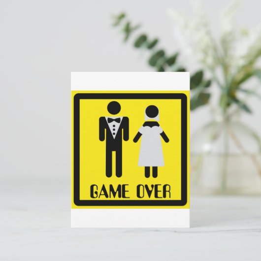 Spel Over Paar Briefkaart (Staand voorkant)