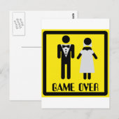 Spel Over Paar Briefkaart (Voorkant / Achterkant)