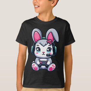 Spel Paashaas Schattige Gamer Meisje 1 T-shirt