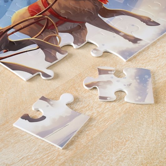 Spel Puzzel Kerstman Legpuzzel (Zijkant)