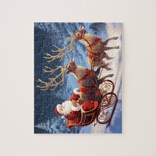 Spel Puzzel Kerstman Legpuzzel (Verticaal)