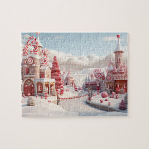 Spel Puzzel Kerstmis Candy Cane Land