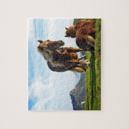 Spel Puzzel-Paarden Legpuzzel (Verticaal)
