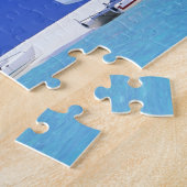 Spel Puzzle-Tropical Beach Scene Legpuzzel (Zijkant)