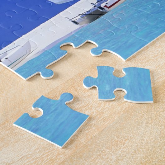 Spel Puzzle-Tropical Beach Scene Legpuzzel (Zijkant)