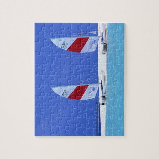 Spel Puzzle-Tropical Beach Scene Legpuzzel (Verticaal)