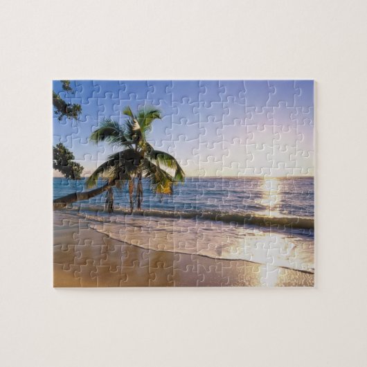 Spel Puzzle-Tropical Beach Scene Legpuzzel (Horizontaal)