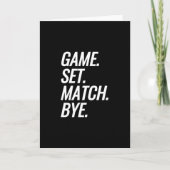 Spel. Set. Match. Doei. Kaart (Voorkant)