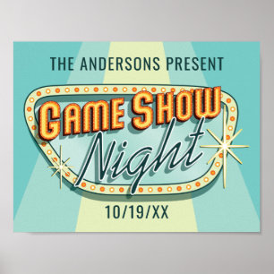 Spel Show Nacht Poster
