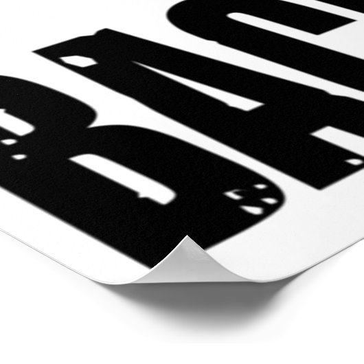 spel terug naar school wit poster (Hoek)