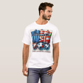 SPEL USA WORLD CUP OP WIT T-SHIRT (Voorkant volledig)